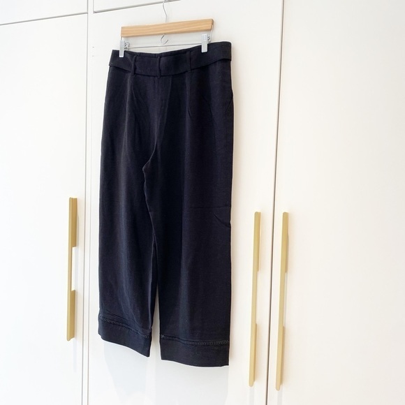 𝅺BNWOT Club Monaco Ayto belted pant in black - Picture 8 of 11